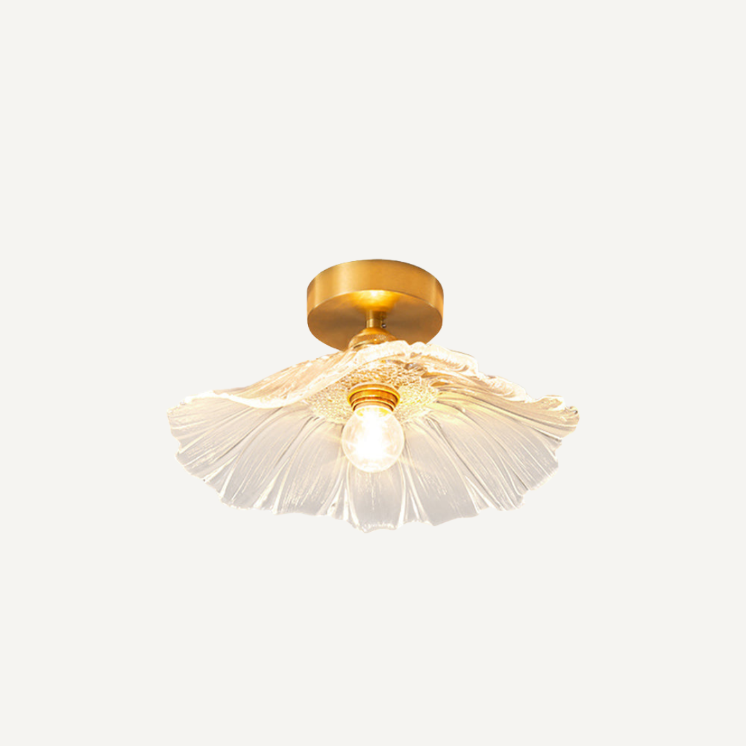Vintage Fiore Paralume Scolpito LED Lampada a Sospensione | Monteoro