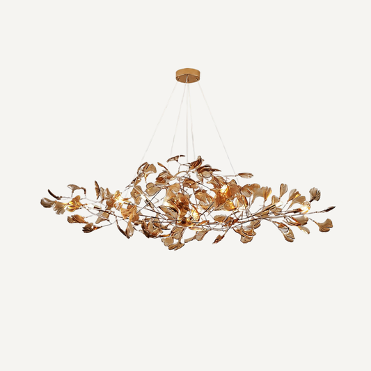 Botanical Leaf LED Branch Chandelier Light | Casadorata