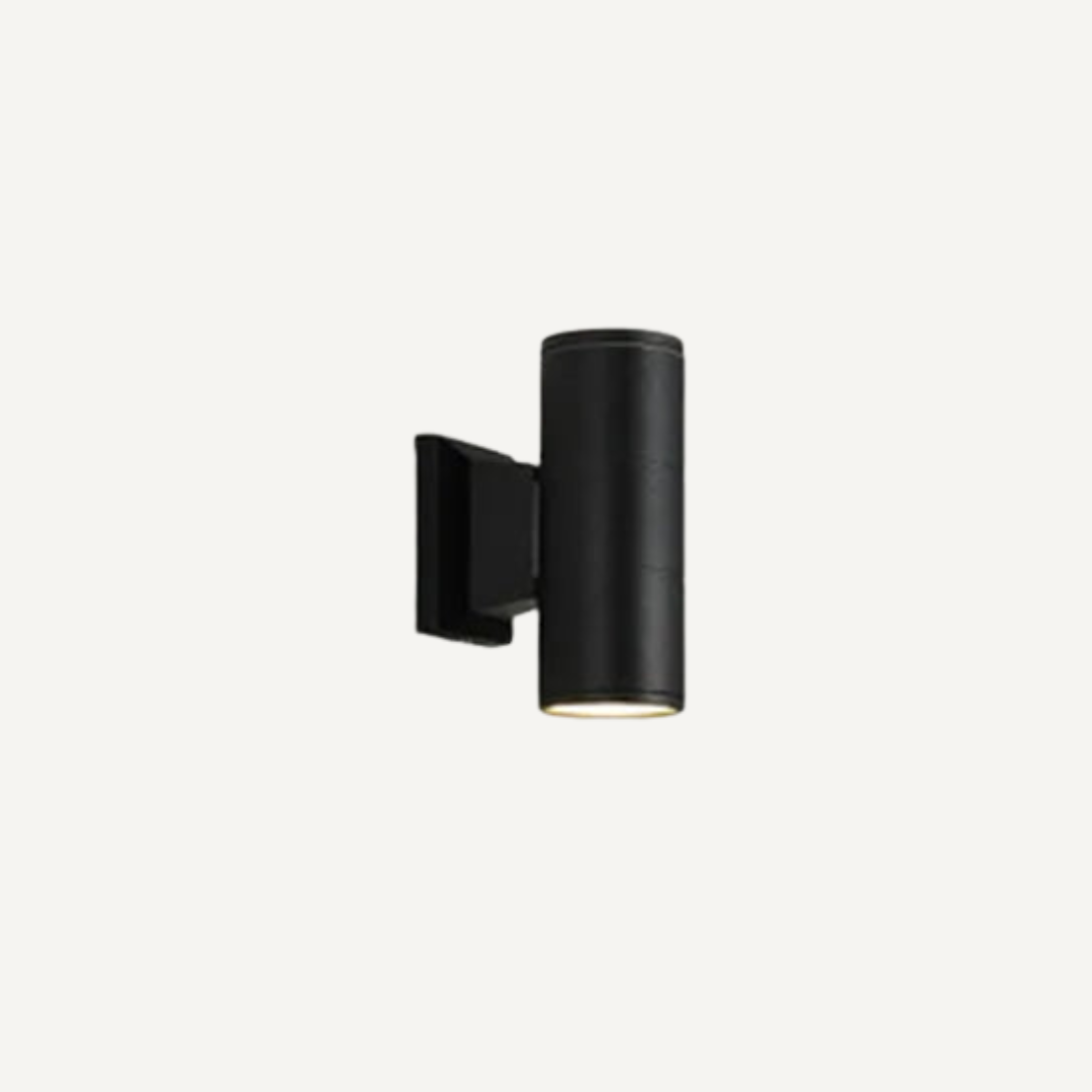 Illuminazione Cilindrica Moderna Up Down LED Parete Esterna | Bellafiora