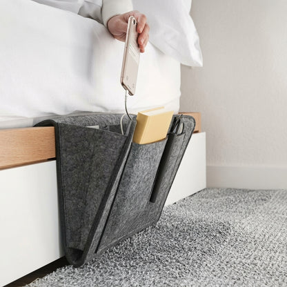 Organizer Letto Multitasche Portaoggetti con Tasche e Portacavi | Montefresco