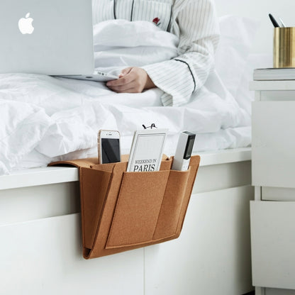 Organizer Letto Multitasche Portaoggetti con Tasche e Portacavi | Montefresco