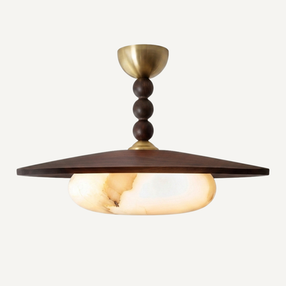 Lampada da Soffitto Moderna in Marmo e Rame | Lucerosa