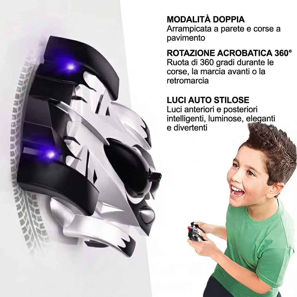 Auto RC Acrobatico Pareti Soffitto Telecomando Giocattolo | Fontesera