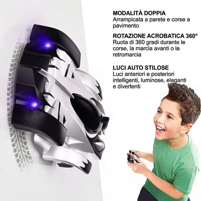 Auto RC Acrobatico Pareti Soffitto Telecomando Giocattolo | Fontesera