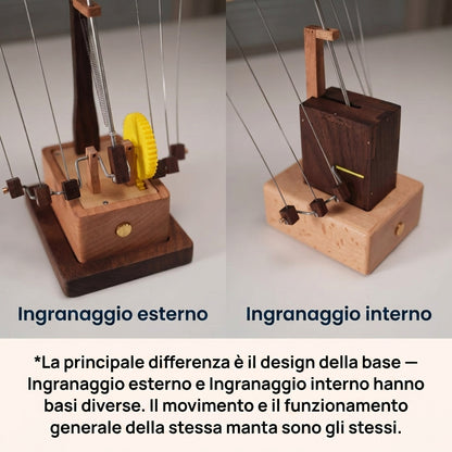 Modello Manta Meccanica in Legno con Manovella | Bellaserena