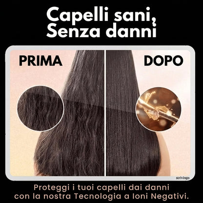 Spazzola Asciugacapelli Rotante 3 in 1 Per Ricci Onde | Ambriano