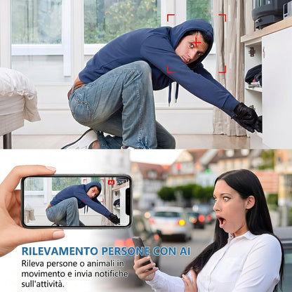 Mini Telecamera Wireless 1080P WiFi Con Visione Notturna | Altavista