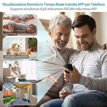 Mini Telecamera Wireless Magnetica 1080P Audio Video in Diretta | Carmelina