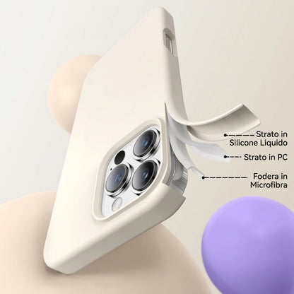 Cover in Silicone per iPhone Compatibile MagSafe Sottile Protettiva | Caravella