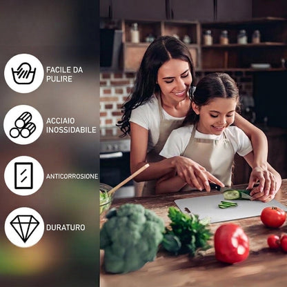 Tagliere in Acciaio Inox per Cucina Domestica e Professionale | Tatrador