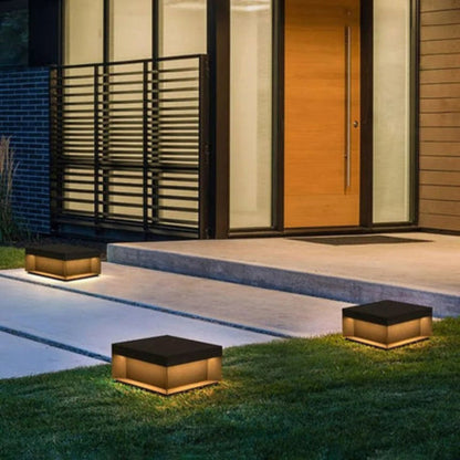 Lampada LED Moderna da Esterno per Pilastro con Design Quadrato | Casalucente