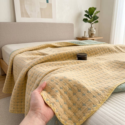 Coperta Estiva in Cotone a Trama Waffle per Divano Letto | Morbelia