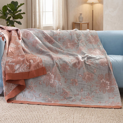 Coperta Estiva Jacquard in Cotone per Letto | Solestia