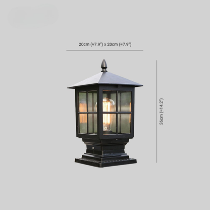 Lampada da Esterno Classica per Pilastro da Giardino | Fontecasa