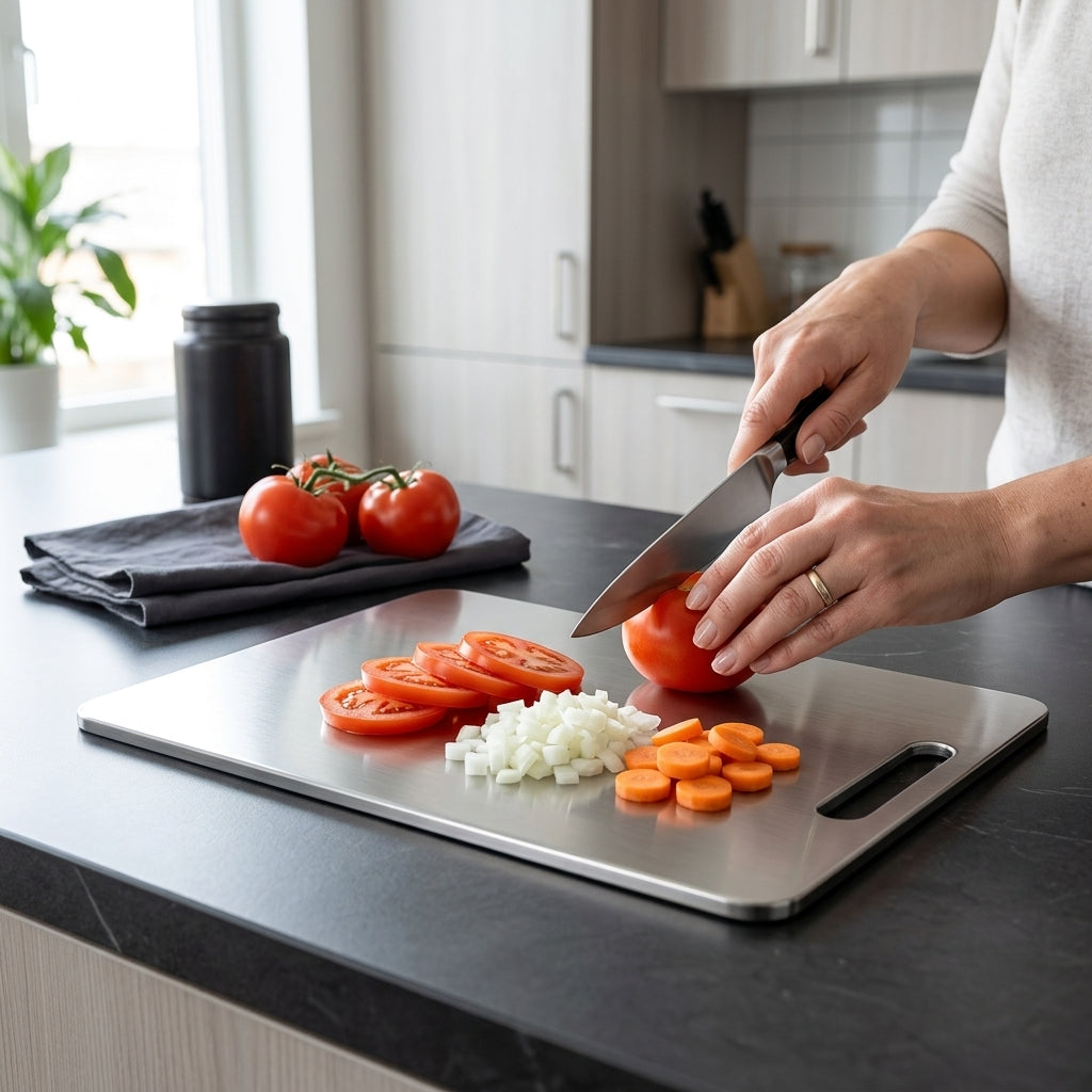 Tagliere in Acciaio Inox per Cucina Domestica e Professionale | Tatrador