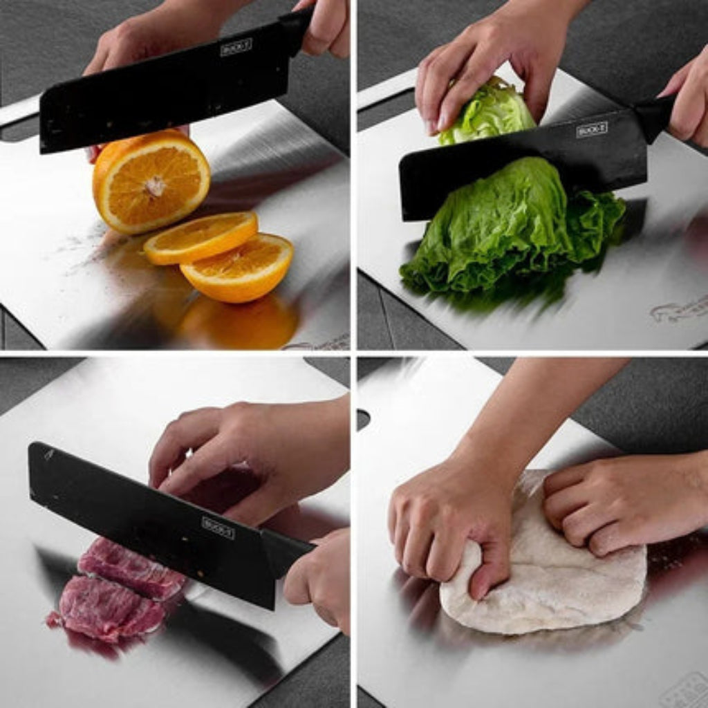 Tagliere Acciaio Inox Rettangolare Antibatterico | Virexo