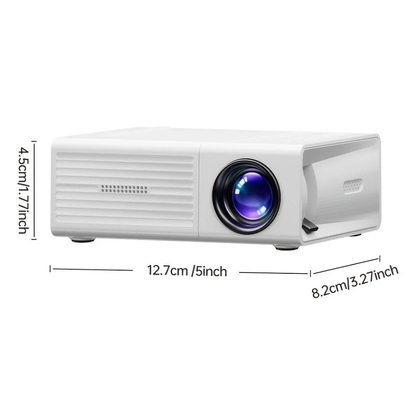 Mini Proiettore LED HD Portatile 3000 Lumen per Home Theater e Outdoor | Tatrelka
