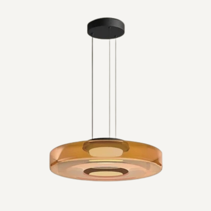 Lampada A Sospensione In Vetro Con Struttura Multilivello E Design A Strati | Chiaraluce