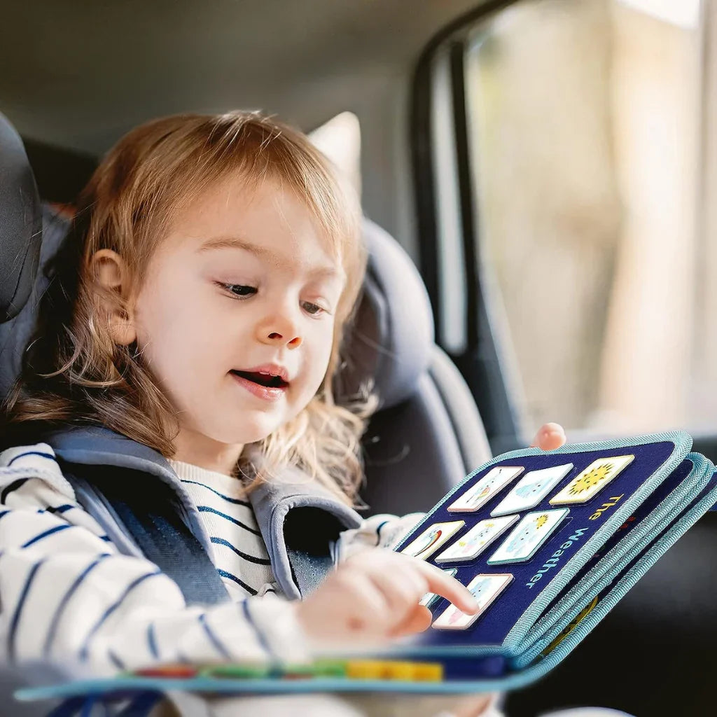 Libro Sensoriale Montessori Educativo per Bambini con Attività | Valladimora