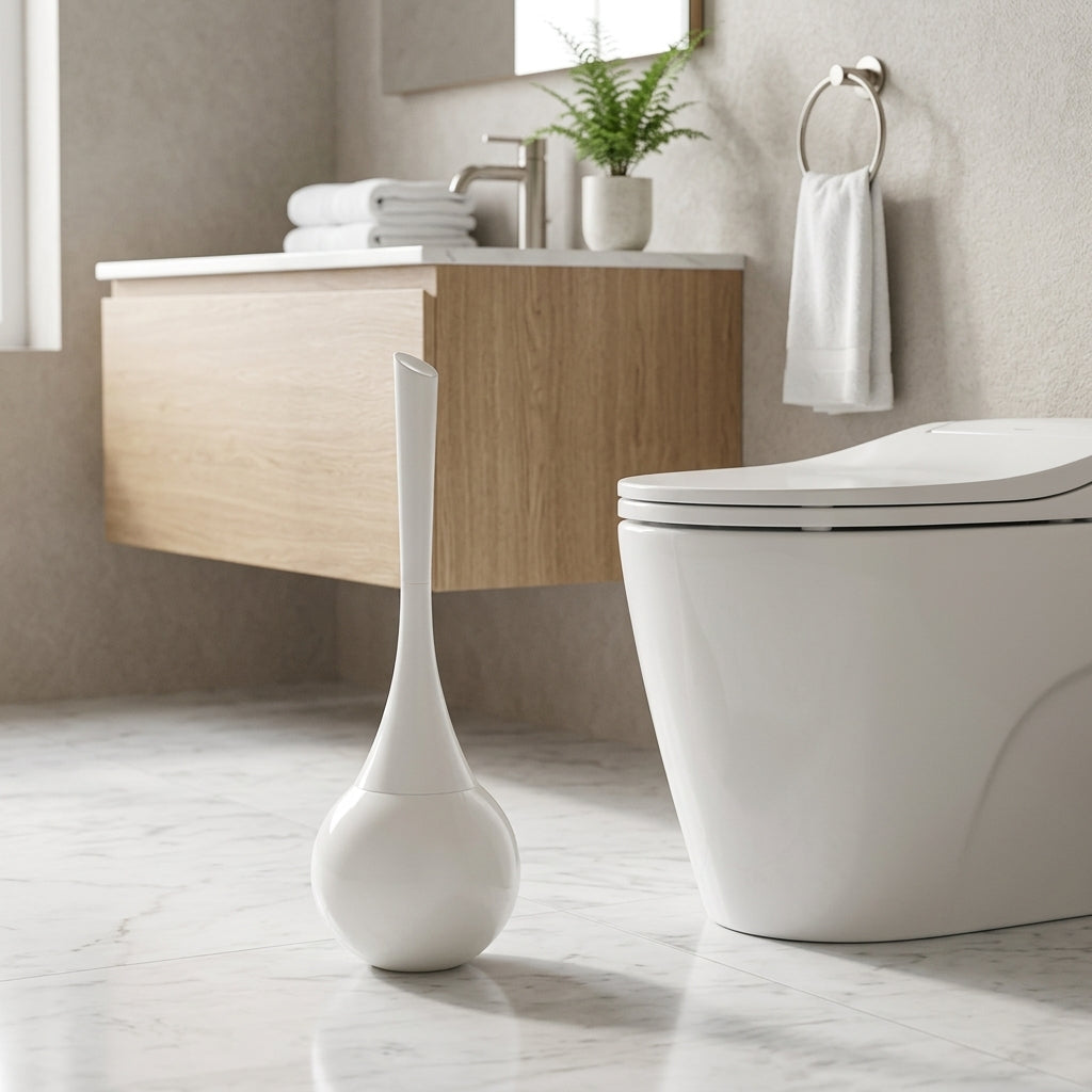 Portascopino da Bagno Moderno con Scopino Elegante | Auradoro