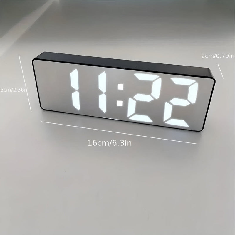 Sveglia Digitale LED con Display a Specchio | Lucentia
