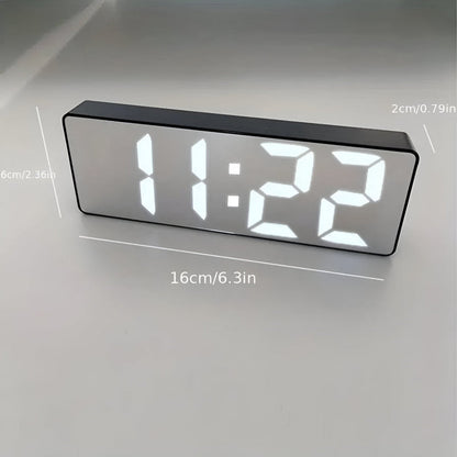 Sveglia Digitale LED con Display a Specchio | Lucentia