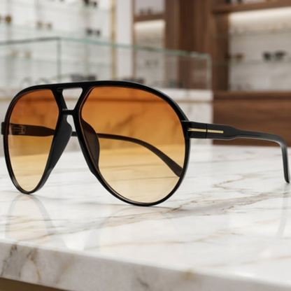 Occhiali da Sole Aviator Leggeri con Lenti Quadrate Oversize per l’Estate | Dorafiore
