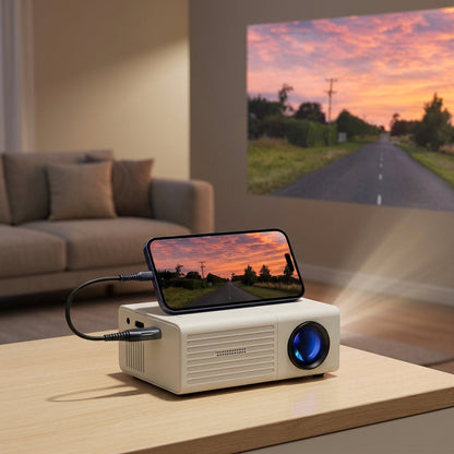 Mini Proiettore LED HD Portatile 3000 Lumen per Home Theater e Outdoor | Tatrelka