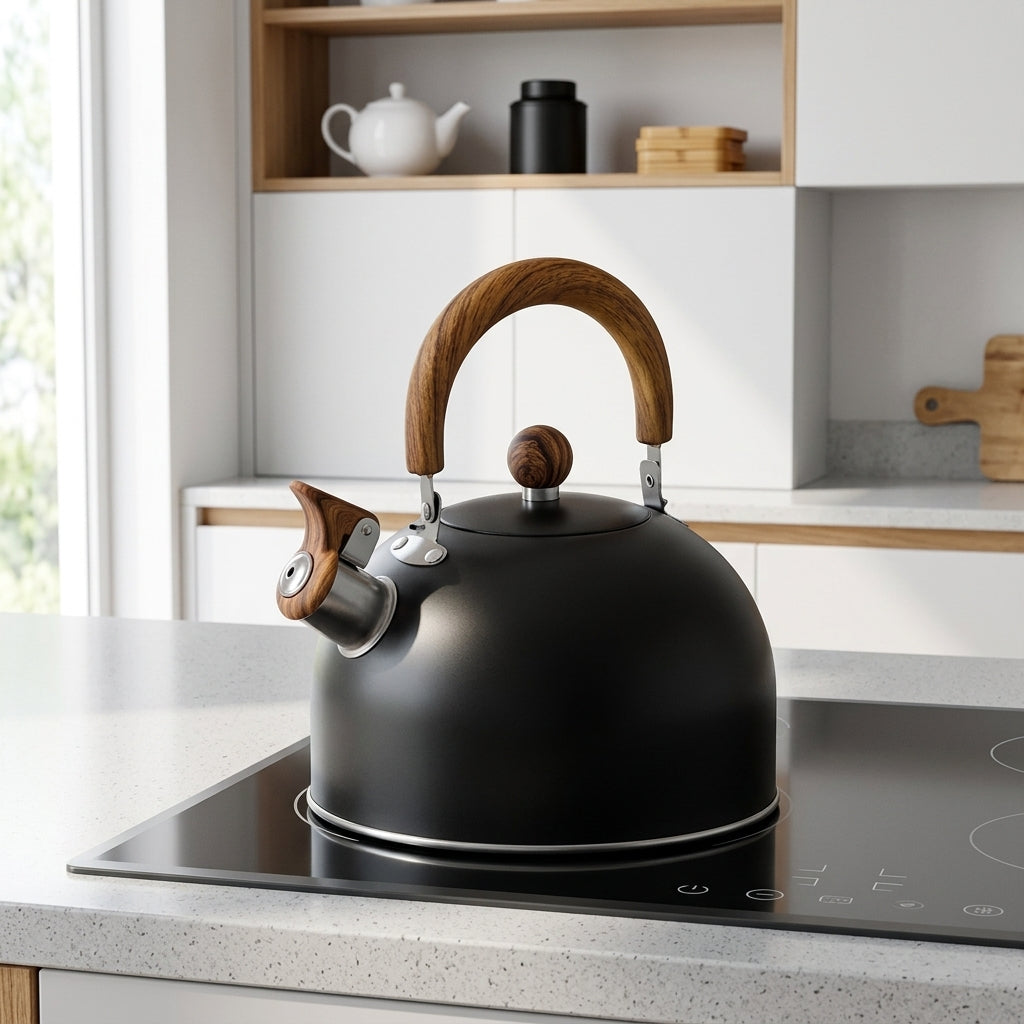 Bollitore in Acciaio Inox 2,5L/3L con Fischietto per Induzione | Felicetta