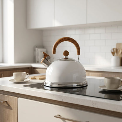 Bollitore in Acciaio Inox 2,5L/3L con Fischietto per Induzione | Felicetta