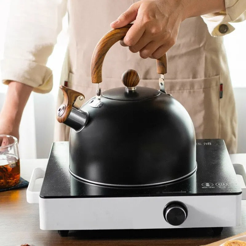 Bollitore in Acciaio Inox 2,5L/3L con Fischietto per Induzione | Felicetta