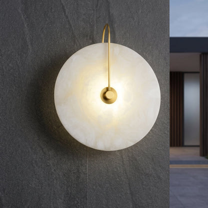 Lampada da Parete LED in Marmo Circolare | Casacortile