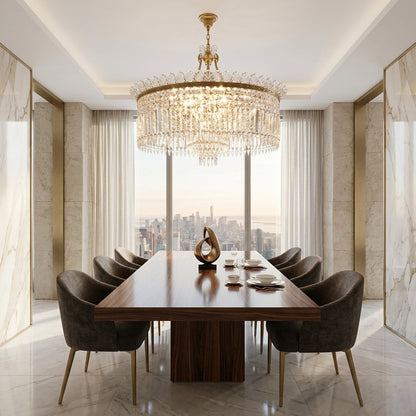 Cristalli Decorativi Barocchi con Catena Chandelier Sospeso | Castellina