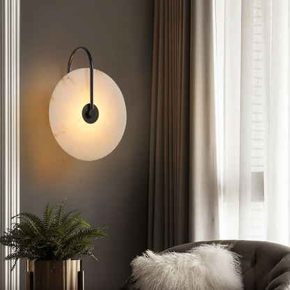 Lampada da Parete LED in Marmo Circolare | Casacortile