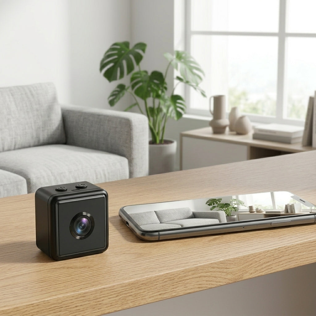 Telecamera Mini WiFi 1080p con Rilevamento Movimento | Campoluce