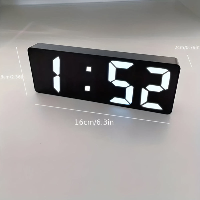 Sveglia Digitale LED con Display a Specchio | Lucentia