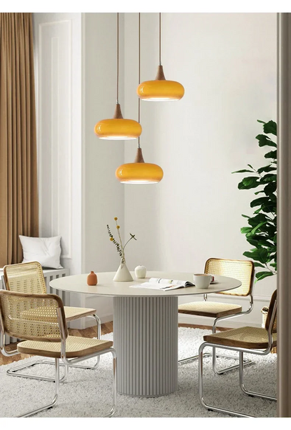 Lampada a Sospensione Moderna in Legno | Amber