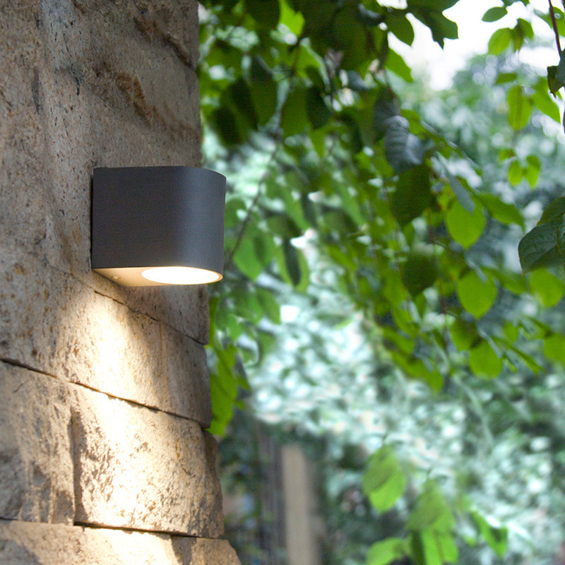 Illuminazione Esterna Cilindrica LED Sopra Sotto da Parete | Casafresca