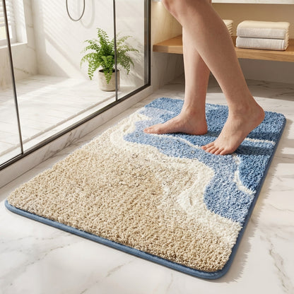 Tappetino Bagno Assorbente Antiscivolo Effetto Onde | Ondabella