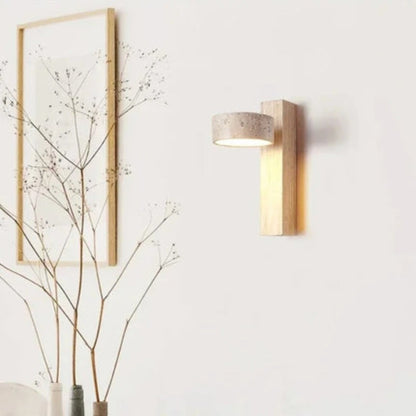 Minimalista Stile Wabi Sabi Lampada Parete Orientabile LED | Borgavento