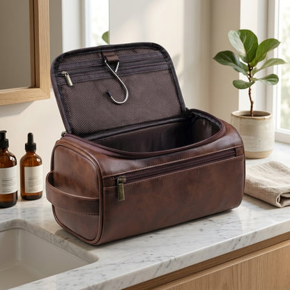 Borsa Porta Cosmetici da Viaggio Compatta con Gancio Interno | Calmarella