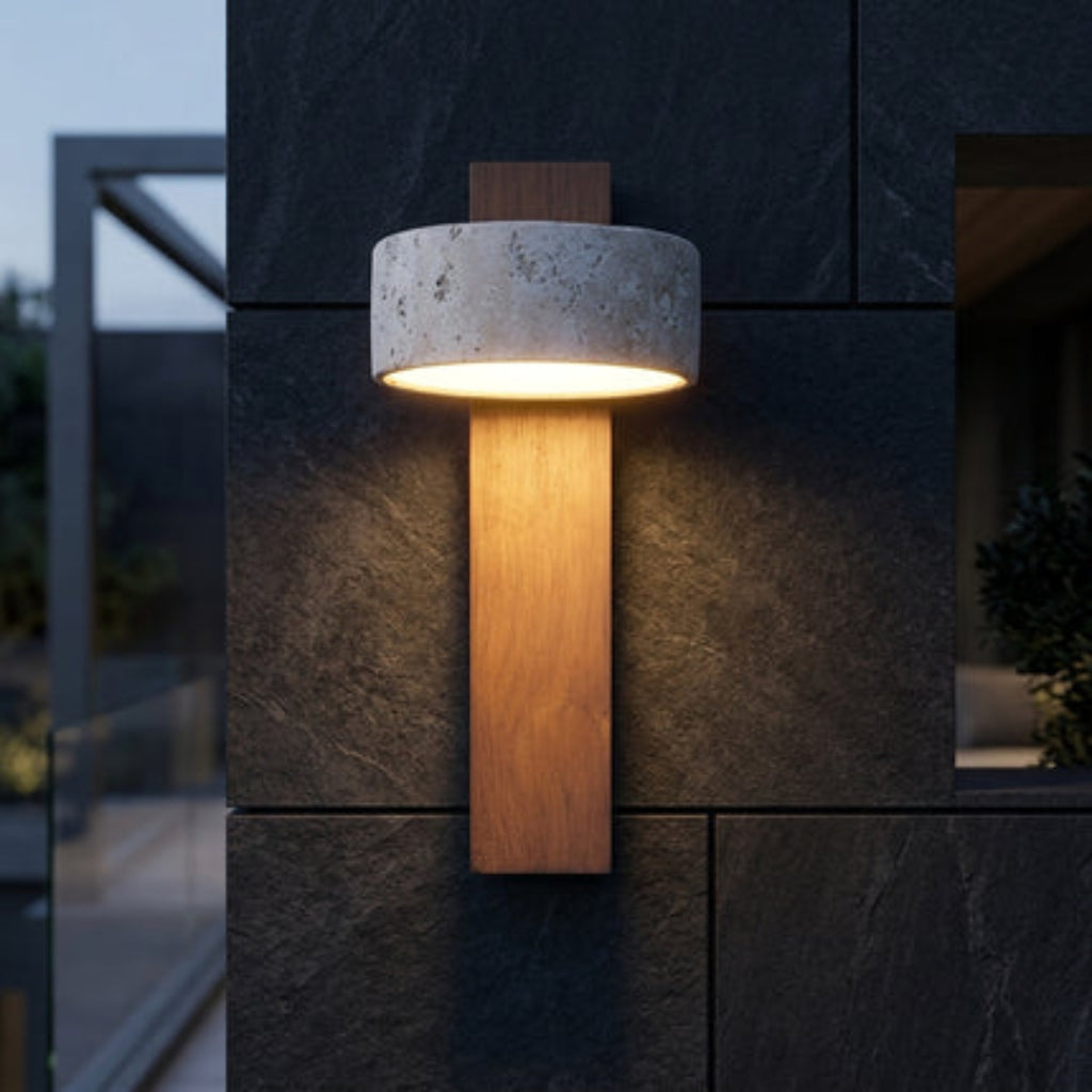 Minimalista Stile Wabi Sabi Lampada Parete Orientabile LED | Borgavento