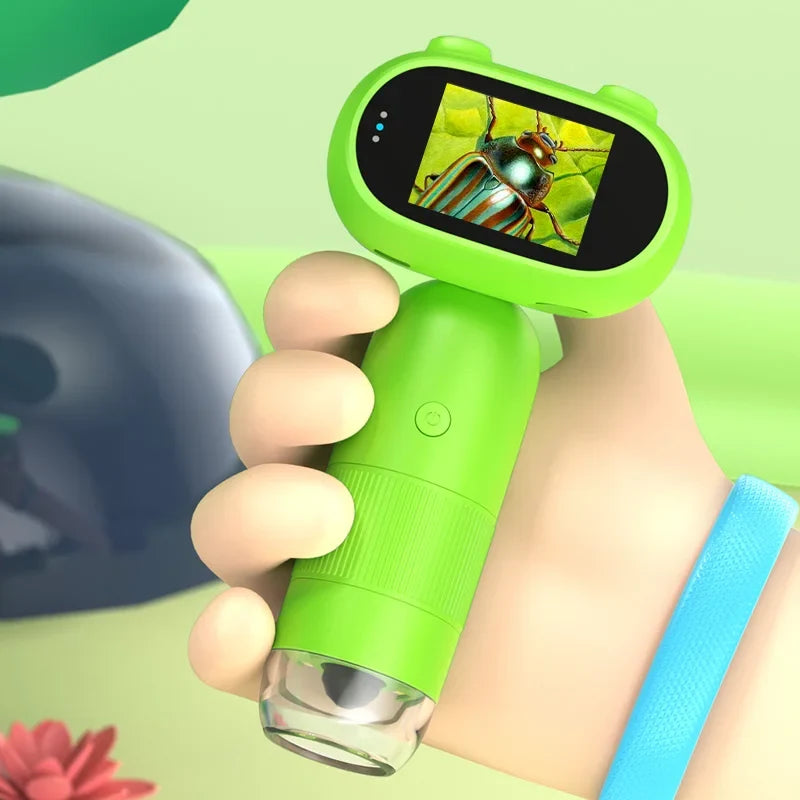 Microscopio Digitale Portatile Bambini 1000x Schermo IPS | Montevento