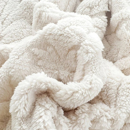 Coperta Morbida Jacquard con Motivo Intrecciato | Morbivela