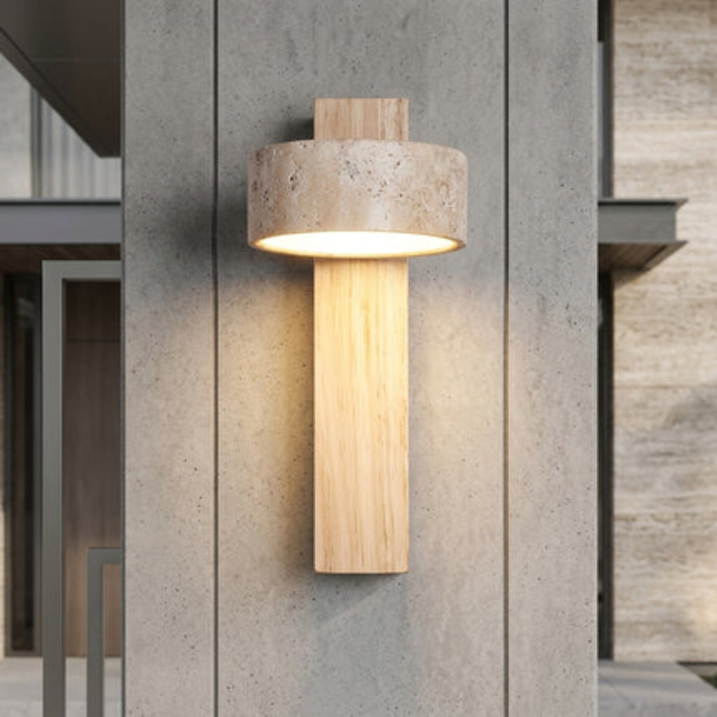 Minimalista Stile Wabi Sabi Lampada Parete Orientabile LED | Borgavento