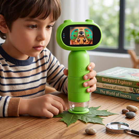 Microscopio Digitale Portatile Bambini 1000x Schermo IPS | Montevento