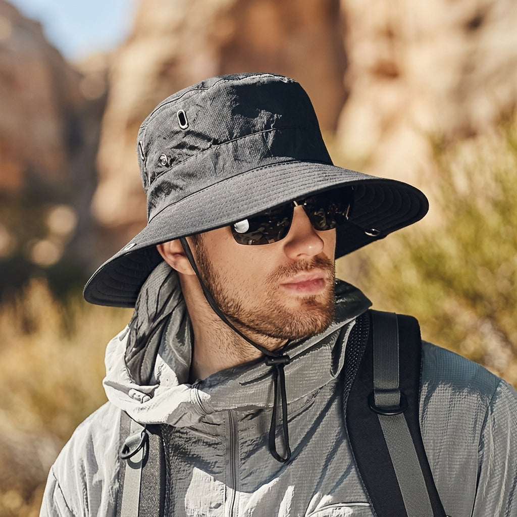 Cappello da Sole con Protezione UV e Fori di Ventilazione per Esterni | Emiluce