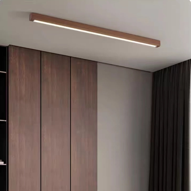 Lampada Lineare LED in Legno a Sospensione | Fontesplende
