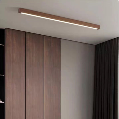 Lampada Lineare LED in Legno a Sospensione | Fontesplende