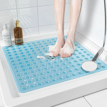 Tappetino Quadrato Antiscivolo con Ventose e Drenaggio | Aquasaldo